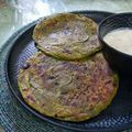 pinky makhija का कुकस्नैप जब उन्होंने मेथी पालक के थेपले (methi palak ke theple recipe in Hindi) बनाया था।