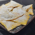 El cooksnap de Claudia Isabel cuando hizo Triángulos de hojaldre con manzana.