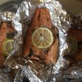 El cooksnap de Lucia Larrea cuando hizo Trucha 🐟 al horno con especias 🌿.