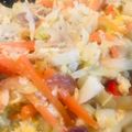 Cooksnap Nur Aliah Nadtrah semasa beliau membuat 👩‍🍳Kubis Telur Hancur.