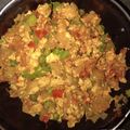 Mala Khubchandani का कुकस्नैप जब उन्होंने पनीर भुर्जी (Paneer bhurji recipe in Hindi) बनाया था।