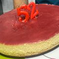 El cooksnap de Scb cuando hizo Cheesecake fit y postre light fácil. Con frambuesas y frutillas.