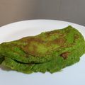El cooksnap de Laura AO cuando hizo Crepes de espinacas sin gluten.