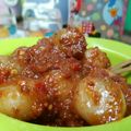 Cooksnap dari Mrs Intan Lesmana untuk resep Cilok bumbu kacang pedas