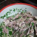 El cooksnap de Silvia Sola cuando hizo Lengua a la vinagreta.