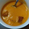 El cooksnap de Ximena Ramírez Bruce cuando hizo Crema de Zapallo Camote.