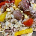 高小筑 的 香腸蛋炒飯 cooksnap