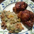 AmmiWebb's cooksnap of when they made Baked barbecue chicken thighs.
