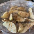 El cooksnap de Laura cuando hizo Patatas Deluxe en microondas.