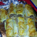 skullie1998's cooksnap of when they made Bacon, Beef And And Cheese Roll.