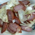 無舒 的 洋蔥炒香腸 cooksnap