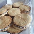 El cooksnap de Estefania cuando hizo Alfajores de maicena.
