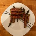 Gyömbi Cooksnap-ja, amikor elkészítette a(z) Baconbe tekert zöld spárga édesburgonyával receptet.
