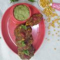 Nidhi Sanghvi's cooksnap of when they made Bharwan bafauri with pickled beetroot.