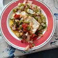 El cooksnap de José María Riobóo cuando hizo Lomos de bacalao con verduras.
