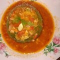 El cooksnap de Ana Soraire cuando hizo Zapallito relleno a la cacerola.