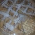 El cooksnap de Pamela Morales cuando hizo Kuchen de manzana.