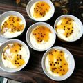 El cooksnap de Carolain Moya cuando hizo Mousse de Maracuyá.