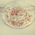 El cooksnap de Marian Del rey cuando hizo Ensalada de arroz al ajillo con thermomix.
