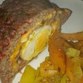 El cooksnap de Lili Garcia cuando hizo Pan de carne tipo arrollado con puré de batatas cremoso 🥩🍠.