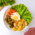 Cooksnap dari Nay's Kitchen untuk resep Steamed Potato Garlic (diet low karbohidrat, low purin)