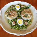 El cooksnap de "cocinar con jorgette" cuando hizo Merluza en salsa guisantes.