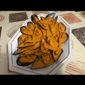 El cooksnap de grego&monica cuando hizo Mejillones con salsa de tomate picante.