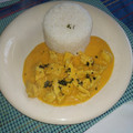 El cooksnap de Lucy Vaca cuando hizo Pollo al curry con crema de leche.
