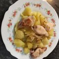 El cooksnap de jogemais@hotmail.com cuando hizo Patatas cocidas con calamares, a la plancha.
