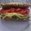 El cooksnap de Maribel cuando hizo Bocadillo de tortilla y aguacate.