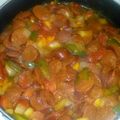 zionsheart1's cooksnap of when they made Sausage and Peppers.