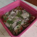 El cooksnap de Gisela Barrios Castillo cuando hizo Lengua a la vinagreta.