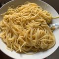 il Sara Russo quando ha preparato Spaghetti limone e zenzero