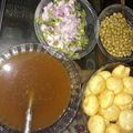 Madhu Mala's Kitchen 's cooksnap of when they made Paani puri.