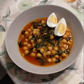 El cooksnap de Gil Iborra cuando hizo Potaje de garbanzos con acelgas y huevo.