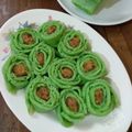 Cooksnap dari ❤️Bunda Lia❤️ untuk resep Dadar Gulung Unti Kelapa (#pekaninspirasi)