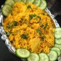 Areeba Muhammed's cooksnap of when they made Memoni Akni.