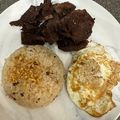 Arnaldo's cooksnap of when they made Filipino Beef Tapa.
