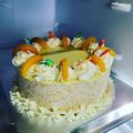 johiii Cooksnap-ja, amikor elkészítette a(z) Őszibarack mousse torta receptet.