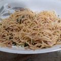 Sofia Sariyati's cooksnap of when they made Spaghetti Aglio Olio (with tuna).