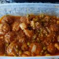 El cooksnap de Milka Carreras cuando hizo Albóndigas con sepia y mejillones.