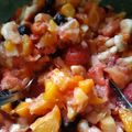 El cooksnap de María Amelia cuando hizo Ensalada de frutas de estación 🍊🍓🍎🍌.