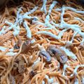 El cooksnap de Liset Rodriguez cuando hizo Pasta en crema de chipotle y champiñones.