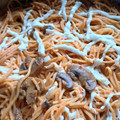 El cooksnap de Liset Rodriguez cuando hizo Pasta en crema de chipotle y champiñones.