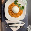 Laura Ossola's cooksnap of when they made Risotto pomodoro e burrata.