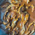 El cooksnap de poramoralhambre cuando hizo Res con ejotes en guajillo (Mole de Res).