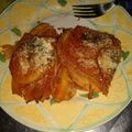 El cooksnap de Angeles cuando hizo Incredible: Papas y fideos van crudos al horno y salen cocinados. Un clásico de Calabria.