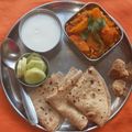 Sangita Vyas's cooksnap of when they made કોબી બટેટા નું શાક,રોટલી,ચણાની દાળ, ભાત.