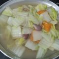 Cooksnap Zarafafiis ❣️🌹 semasa beliau membuat Kobis Cina Tumis Air.