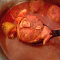 El cooksnap de Maritza Duarte cuando hizo Codillo de cerdo en chile guajillo preparado en olla de presión.